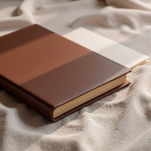 像素风格的书籍图标，棕色封面，代表知识